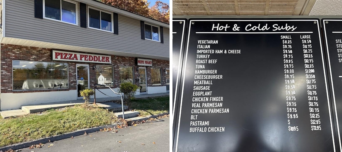 Pizza Peddler & Mini Mart Peterborough Menu